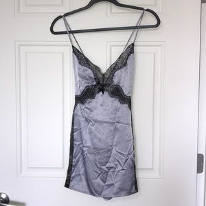 Victoria’s Secret lavender and black lace lingerie